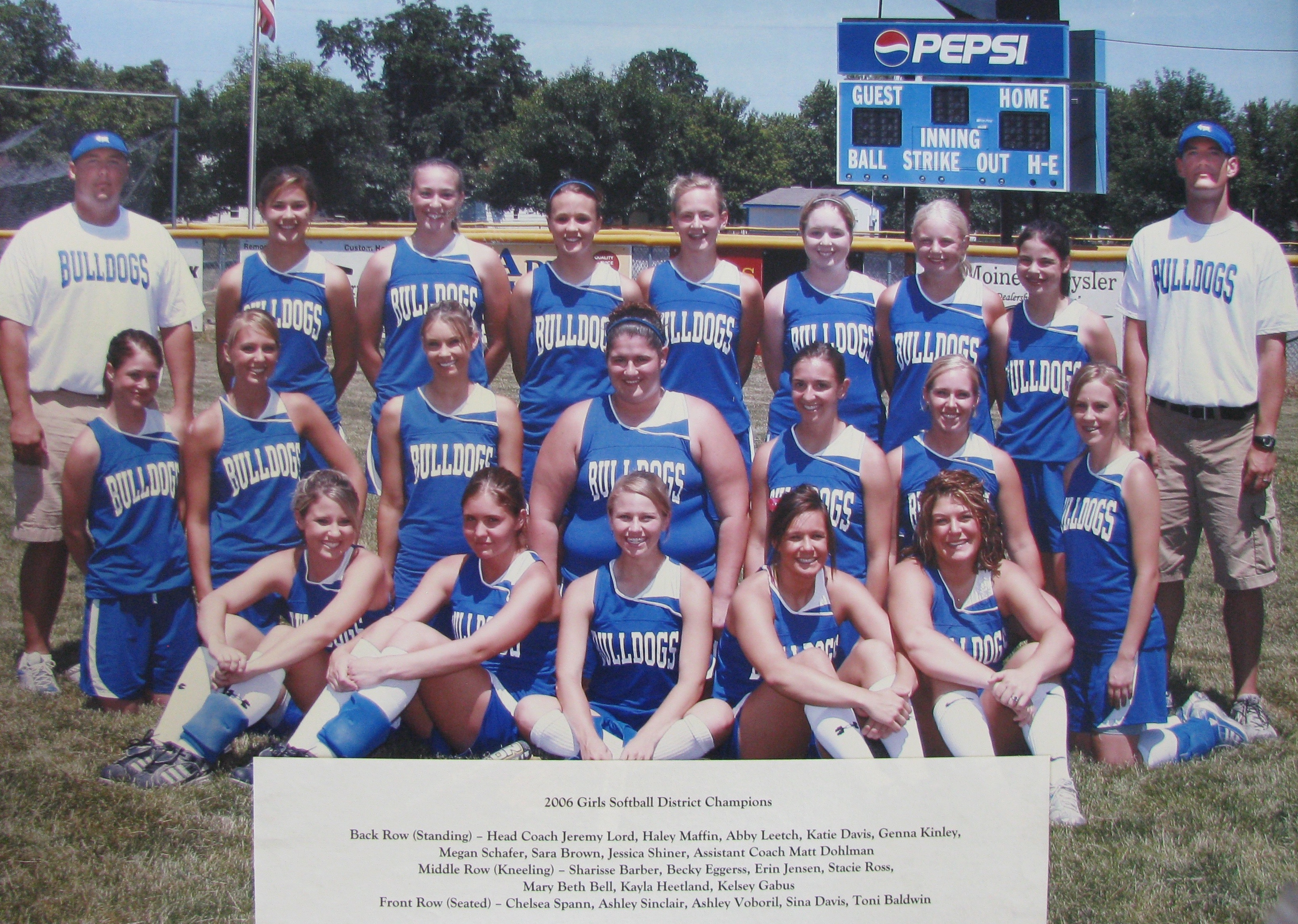 2006 Softball